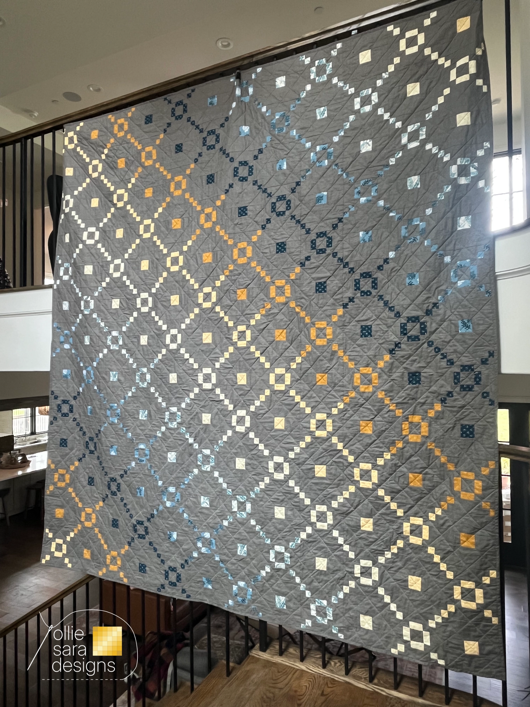 Sunrise Mist Quilt Pattern - ollie sara designs