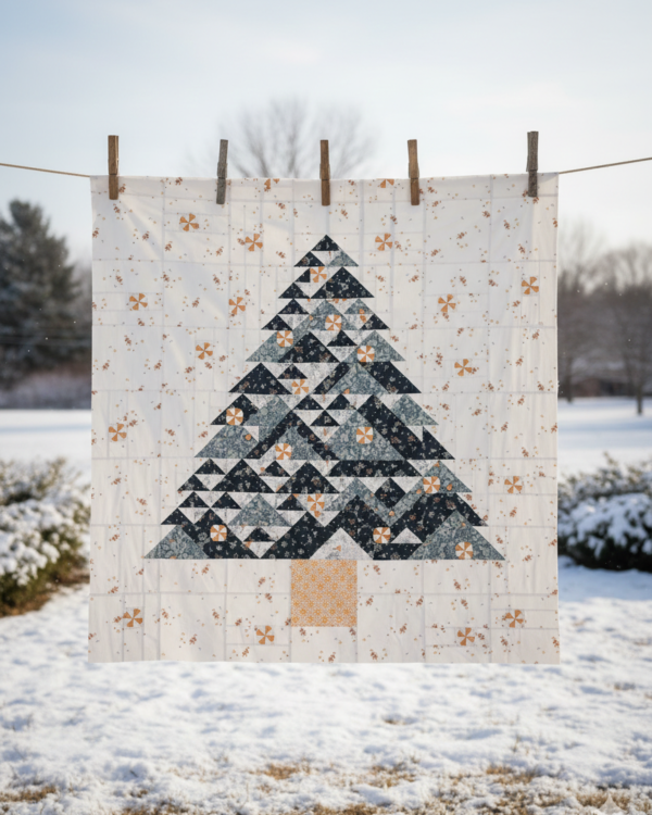 Peppermint Snow Quilt Pattern